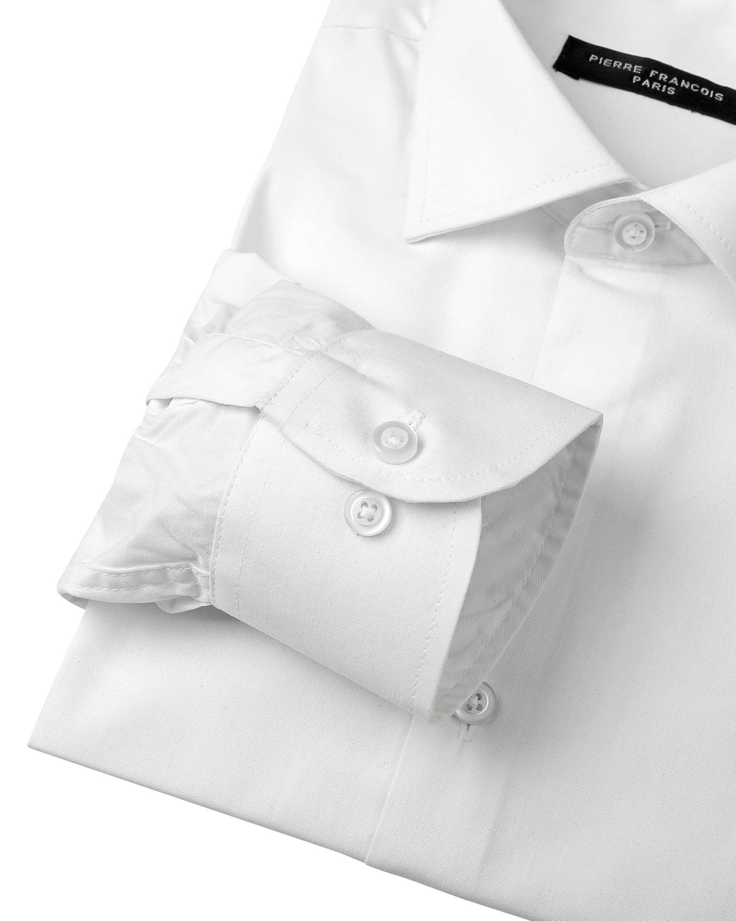 PF Plain Long Sleeve Poplin Formal Men Shirt - Deford