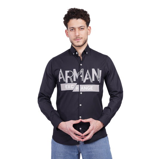 ARMANI Embroidered Men Shirt