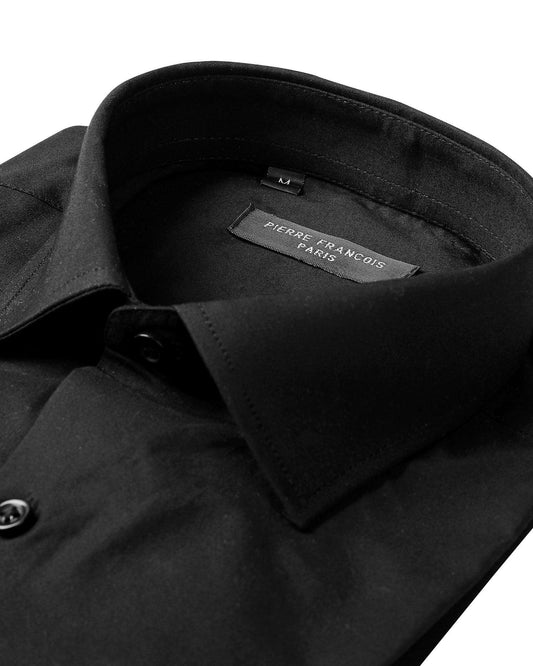 PF Plain Long Sleeve Poplin Formal Men Shirt - Deford