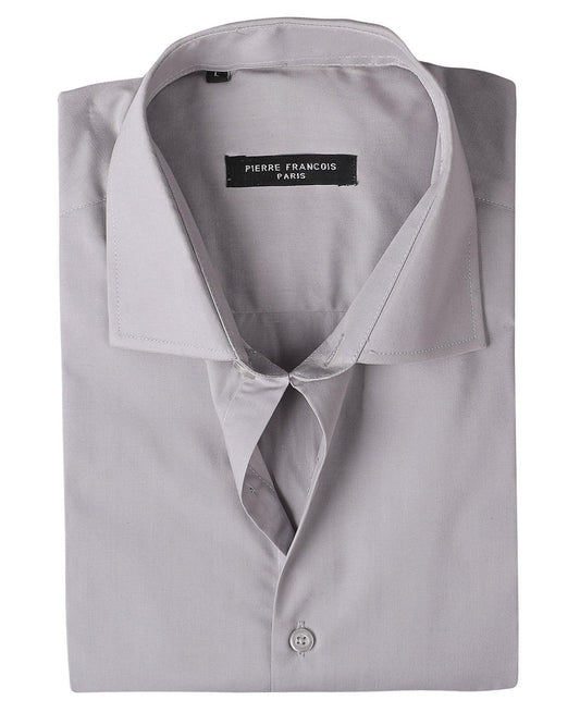 PF Plain Long Sleeve Poplin Formal Men Shirt - Deford