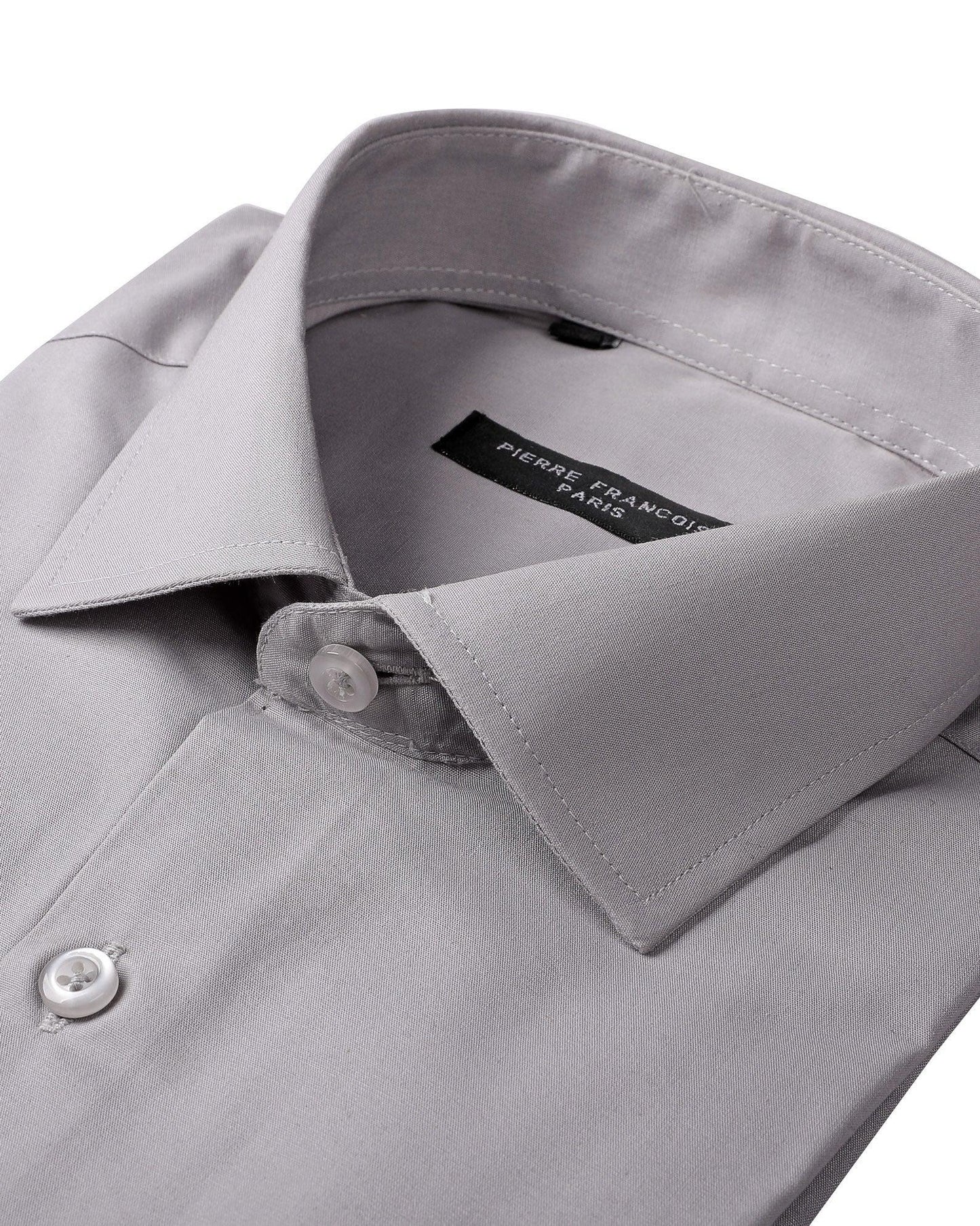 PF Plain Long Sleeve Poplin Formal Men Shirt - Deford