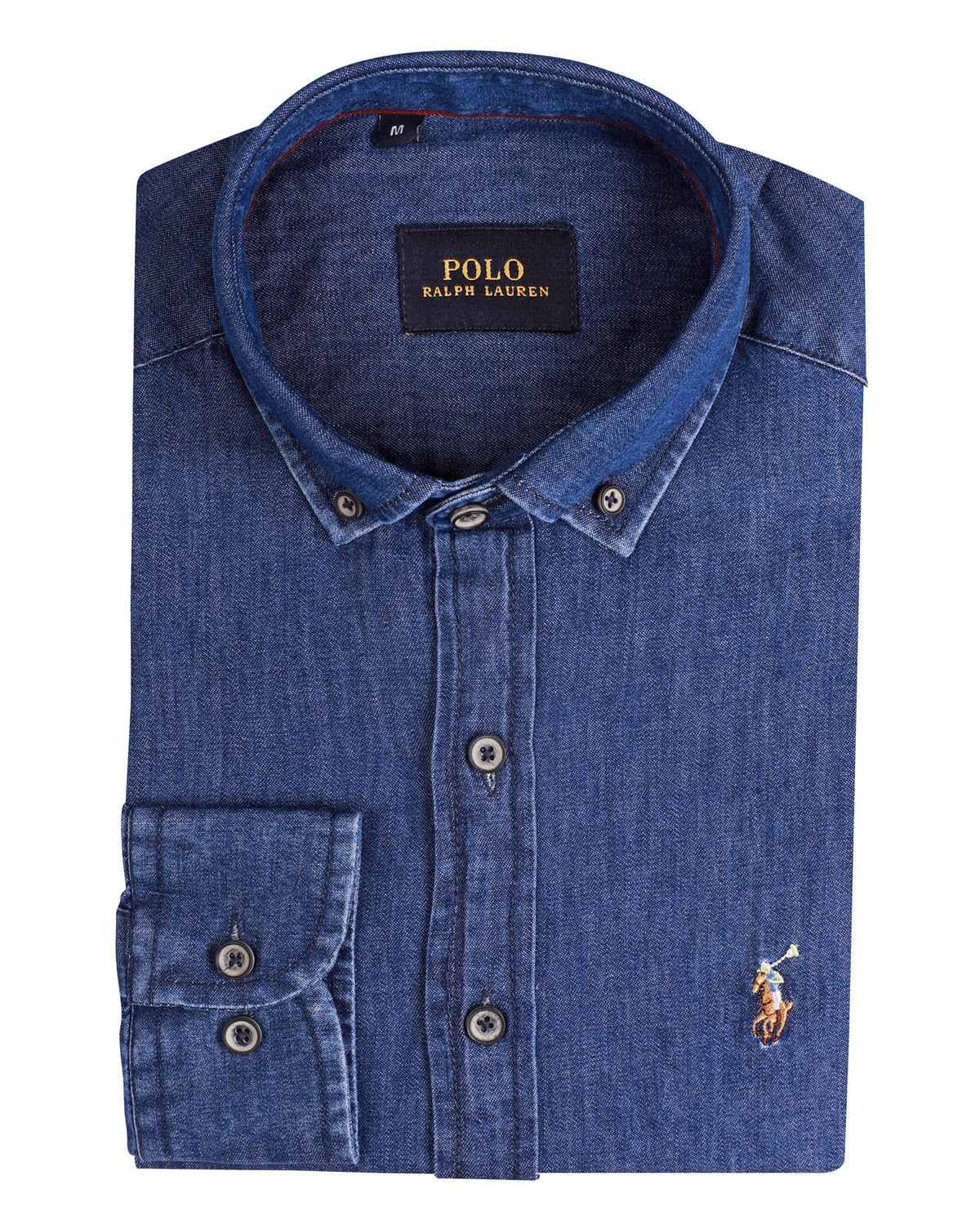 RL Polo Denim Long Sleeve Men Shirt - Deford