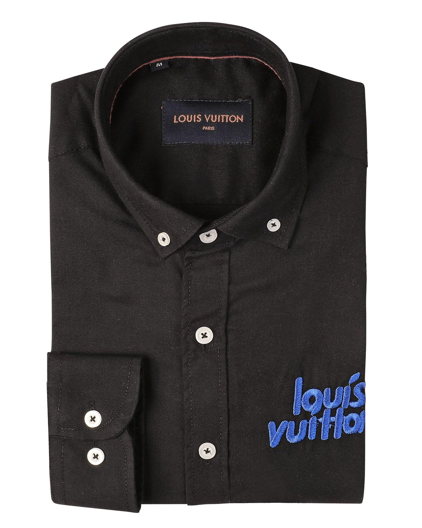 Louis Vuitton Embroidered Oxford Men Shirt - Deford