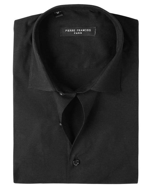 PF Plain Long Sleeve Poplin Formal Men Shirt - Deford